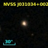 NVSS J031034+002936
