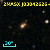 2MASX J03042626+0102455