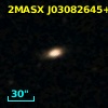 2MASX J03082645+0033178