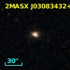 2MASX J03083432+0033028