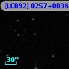 [LCB92] 0257+0038