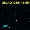 2SLAQ J030745.95+000833.4