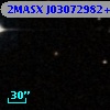 2MASX J03072982+0103193