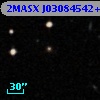 2MASX J03084542+0040292