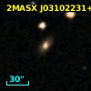 2MASX J03102231+0025364