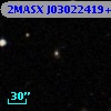 2MASX J03022419+0025045