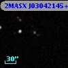 2MASX J03042145+0009584