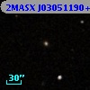 2MASX J03051190+0109325