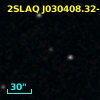 2SLAQ J030408.32-001128.9