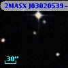 2MASX J03020539-0014427