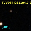 [VV98] J031104.7-043541