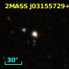 2MASS J03155729+3658105