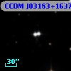 CCDM J03183+1637B