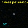 2MASS J03161430+1338550