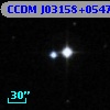 CCDM J03158+0547B