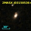 2MASX J03150536+0130304