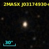 2MASX J03174930+0113373