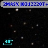 2MASX J03122207+0017150