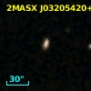 2MASX J03205420+0037397