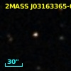 2MASS J03163365-0644488