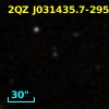 2QZ J031435.7-295640