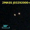 2MASS J03292000+3109542