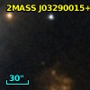 2MASS J03290015+3121092