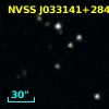 NVSS J033141+284045