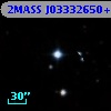 2MASS J03332650+2621275