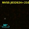 NVSS J032624+210331