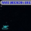NVSS J032620+181332
