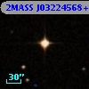 2MASS J03224568+0100421