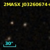 2MASX J03260674+0114297