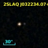 2SLAQ J032234.07+002149.9