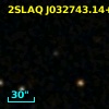 2SLAQ J032743.14+003450.0
