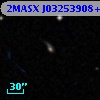 2MASX J03253908+0014308