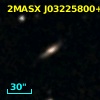 2MASX J03225800+0003149