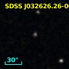 SDSS J032626.26-001842.0