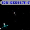 SDSS J033333.76-073826.3