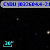 CXOU J032604.4-212258