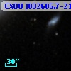 CXOU J032605.7-212058