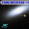 CXOU J032619.0-212030