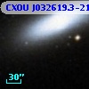 CXOU J032619.3-212052