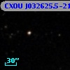 CXOU J032625.5-211622