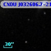 CXOU J032606.7-212139