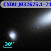 CXOU J032625.1-212043