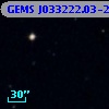 GEMS J033222.03-275428.4