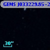 GEMS J033229.85-274520.5