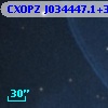 CXOPZ J034447.1+321422