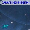 2MASS J03443050+3212309